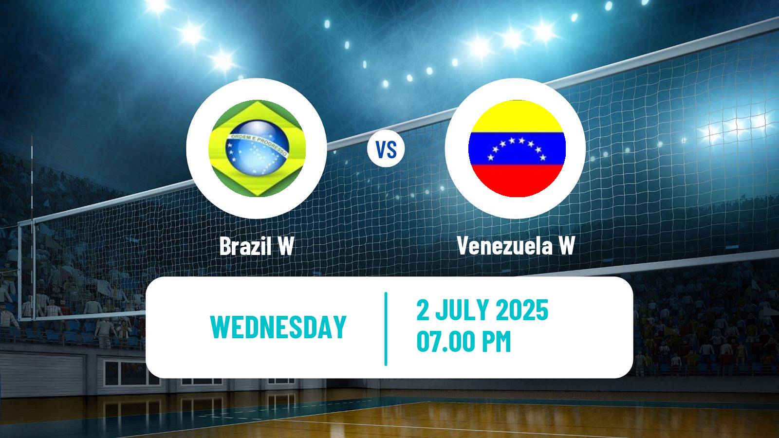 Volleyball Copa America Volleyball Women Brazil W - Venezuela W