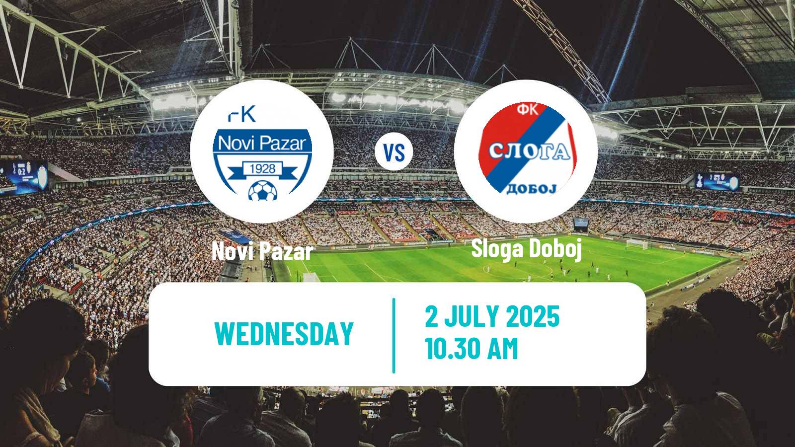 Soccer Club Friendly Novi Pazar - Sloga Doboj