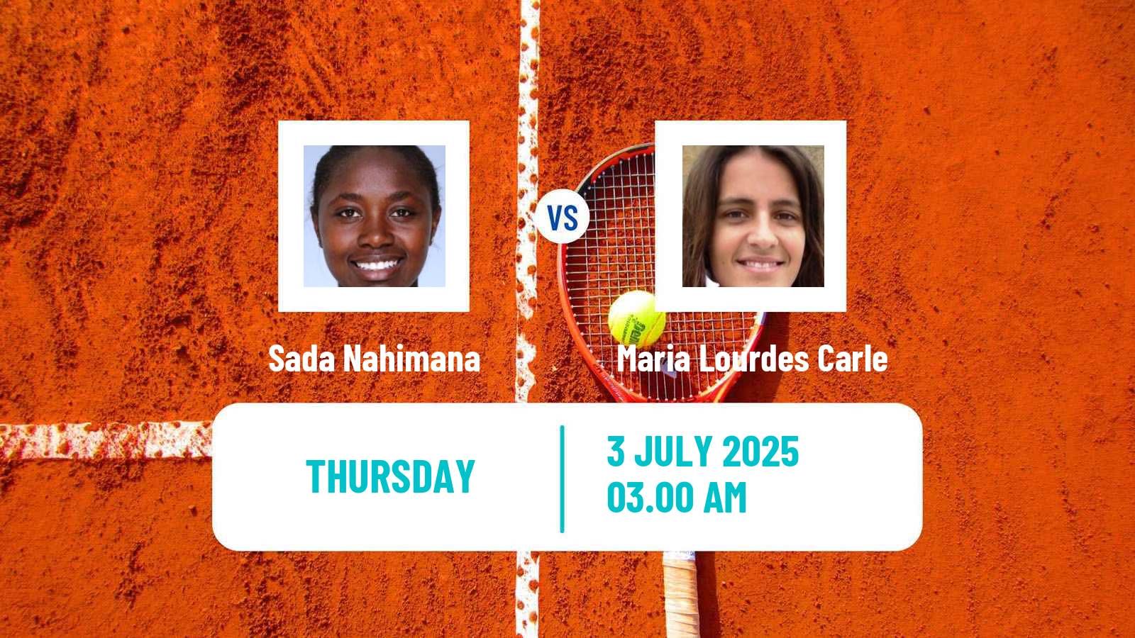 Tennis ITF W75 Bucharest Women Sada Nahimana - Maria Lourdes Carle