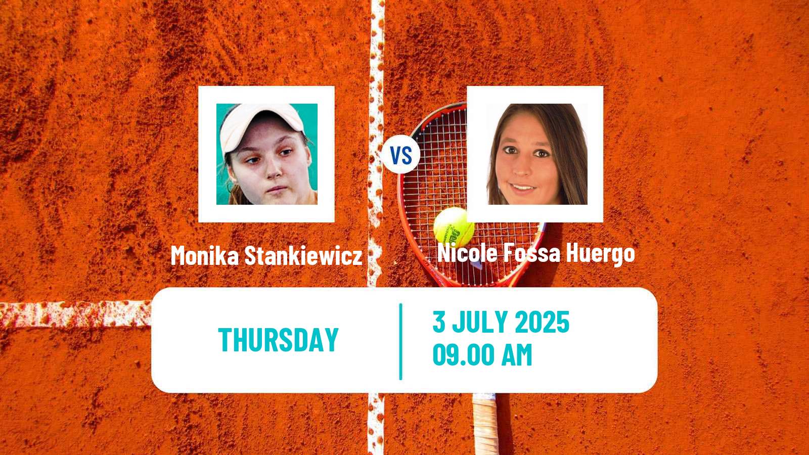 Tennis ITF W35 Rome Women Monika Stankiewicz - Nicole Fossa Huergo
