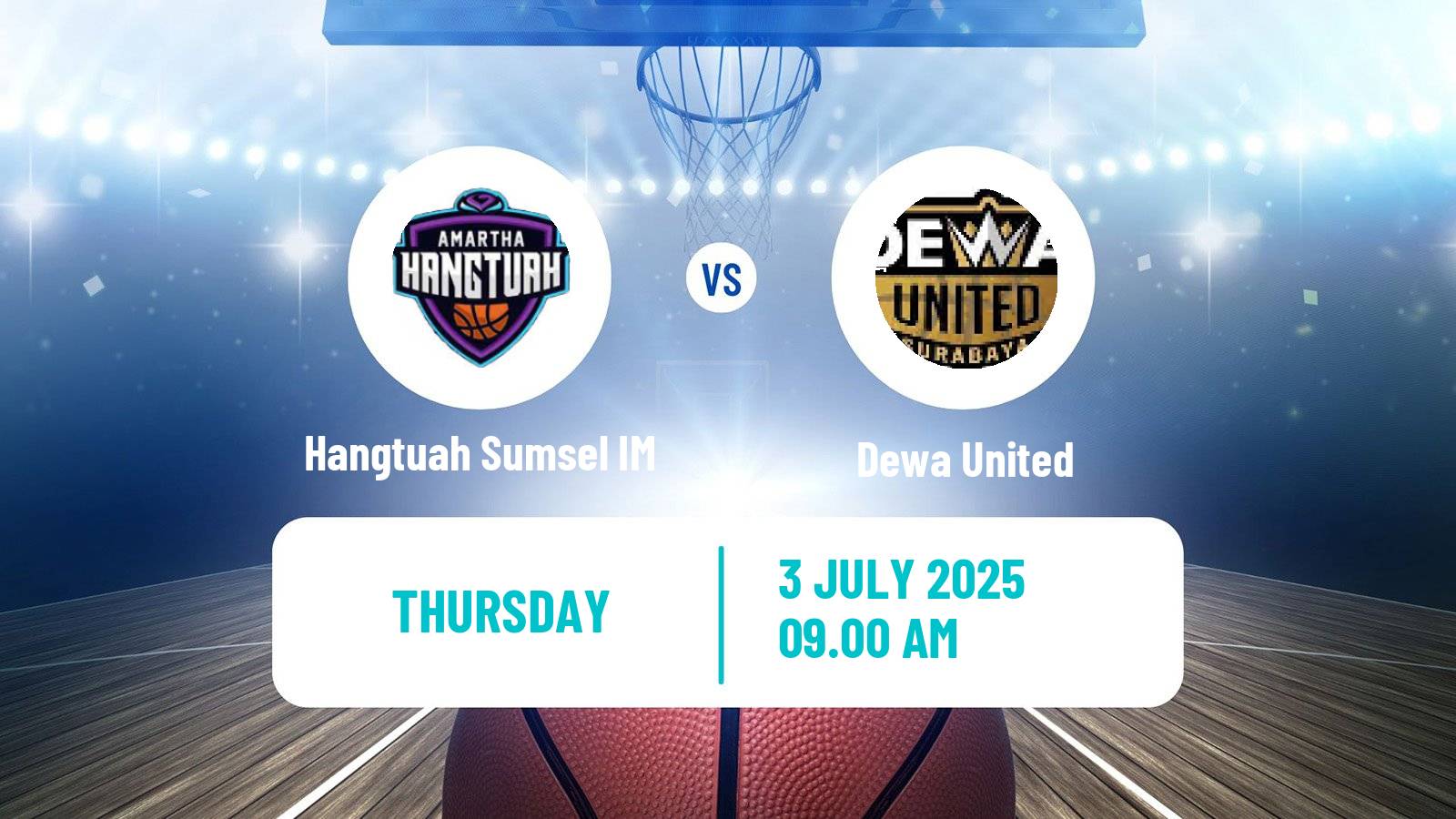Basketball Indonesian IBL Hangtuah Sumsel IM - Dewa United