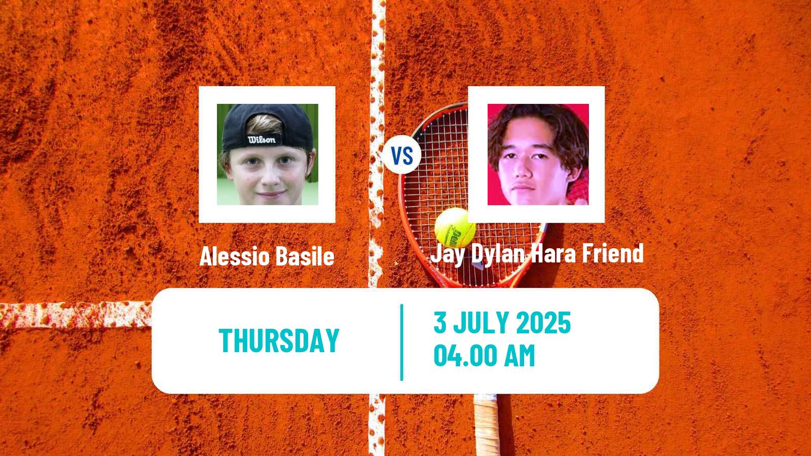 Tennis ITF M15 Amstelveen Men Alessio Basile - Jay Dylan Hara Friend