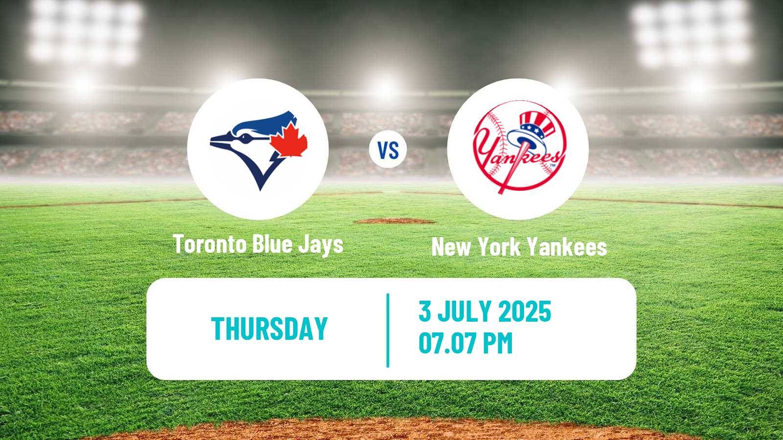 Baseball MLB Toronto Blue Jays - New York Yankees