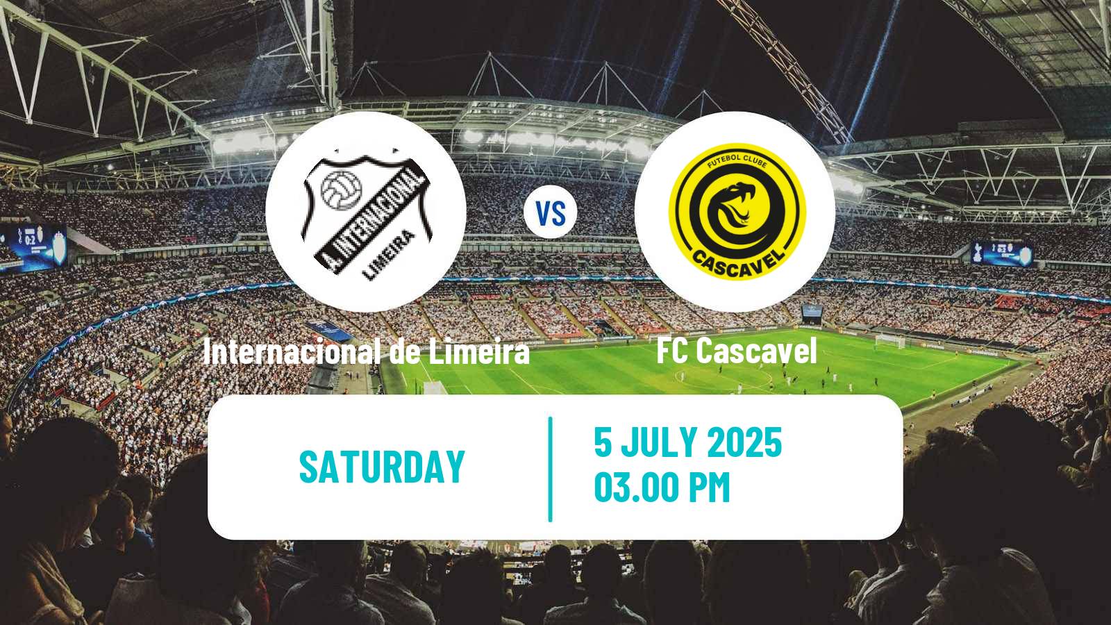 Soccer Brazilian Serie D Internacional de Limeira - FC Cascavel
