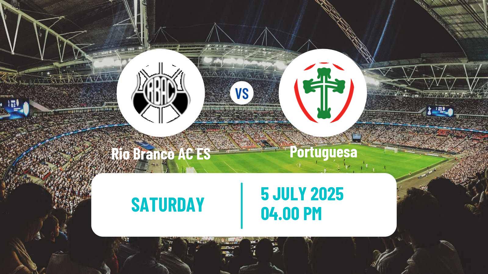 Soccer Brazilian Serie D Rio Branco AC ES - Portuguesa