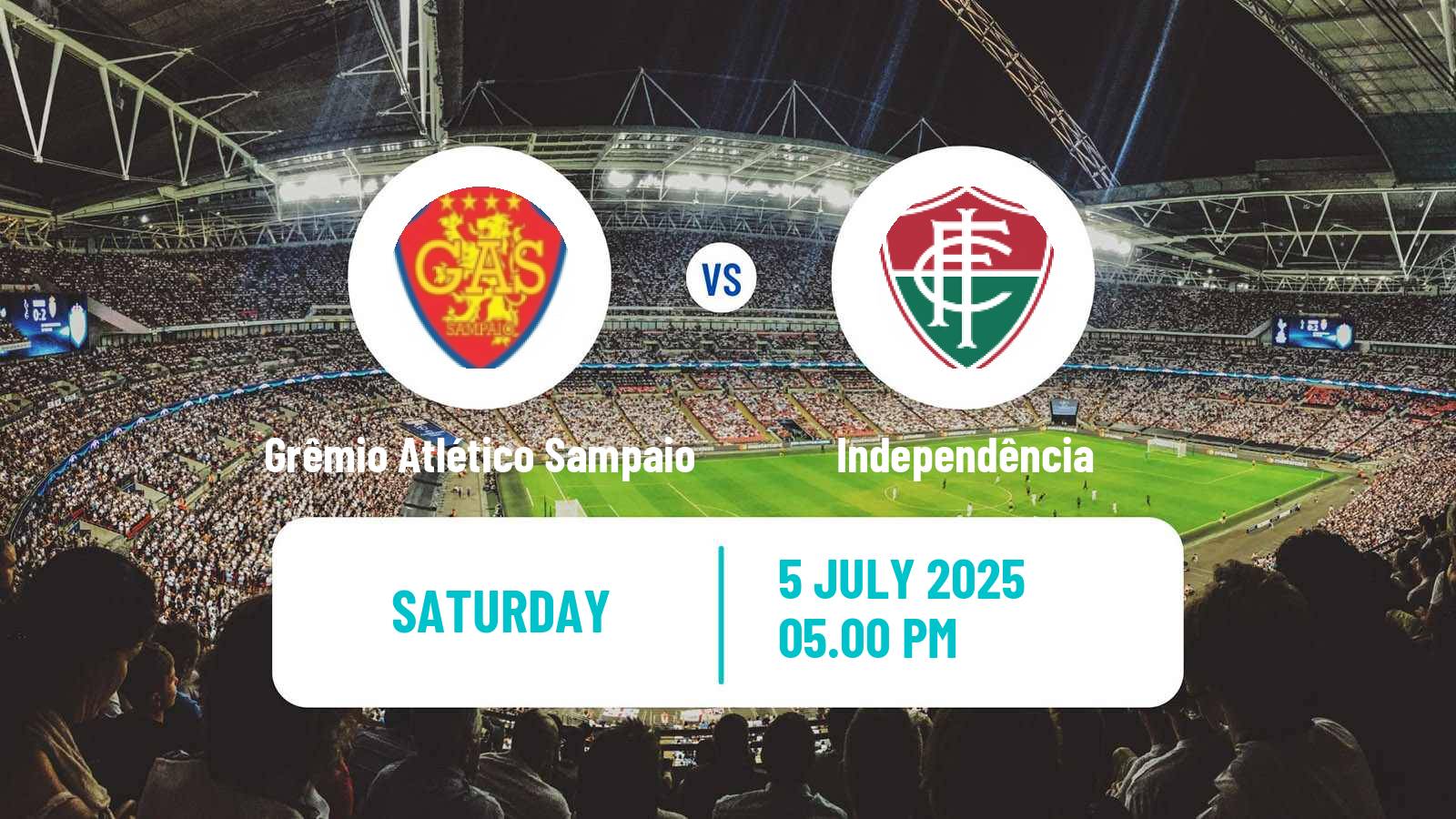Soccer Brazilian Serie D Grêmio Atlético Sampaio - Independência