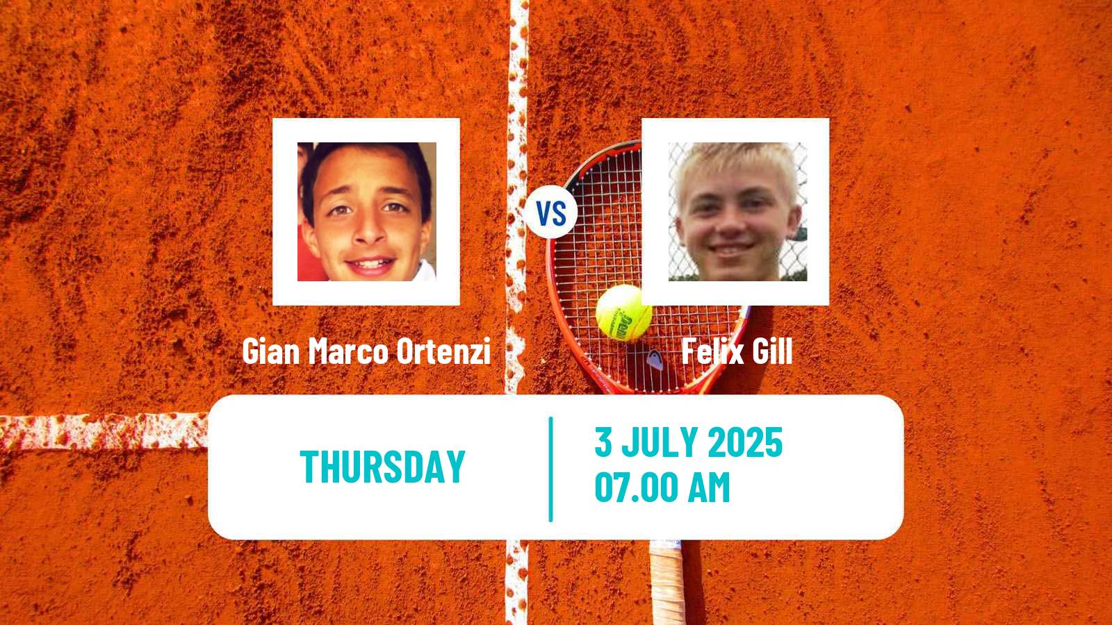 Tennis ITF M15 Getxo Men Gian Marco Ortenzi - Felix Gill