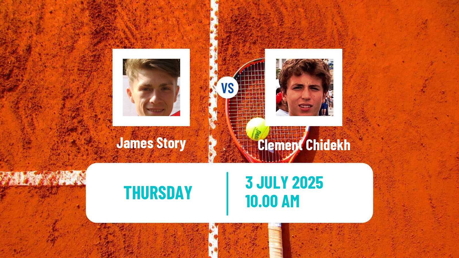 Tennis ITF M25 H Ajaccio Men James Story - Clement Chidekh