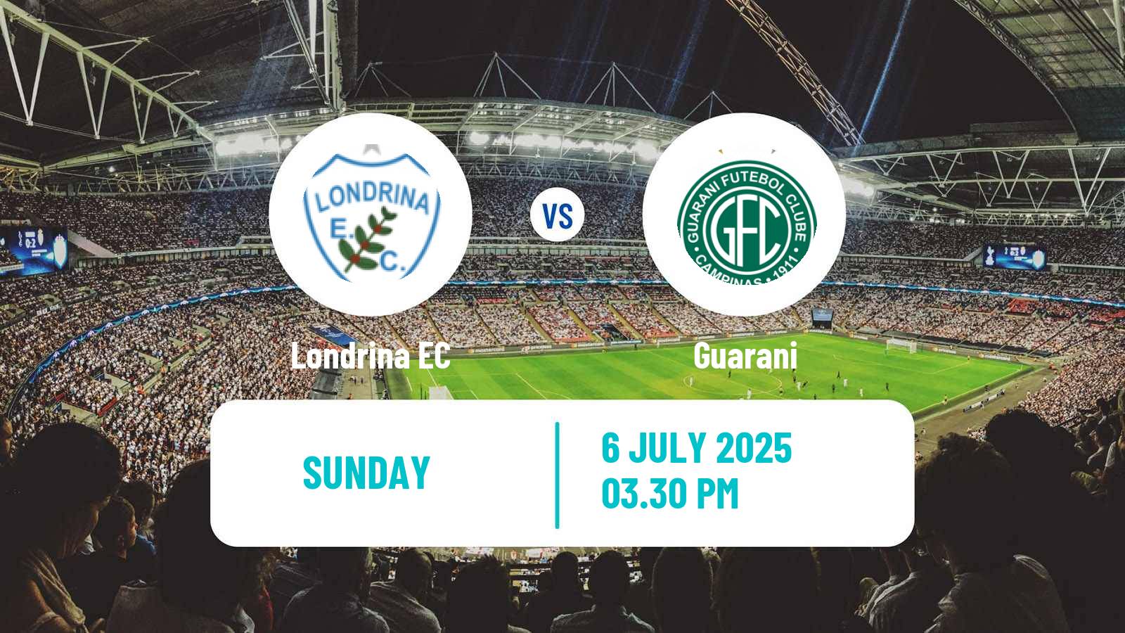 Soccer Brazilian Serie C Londrina - Guarani