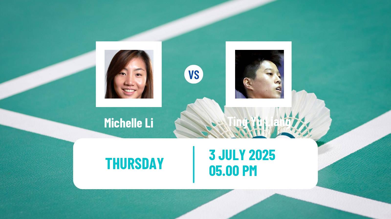 Badminton BWF World Tour Canada Open Women Michelle Li - Ting Yu Liang