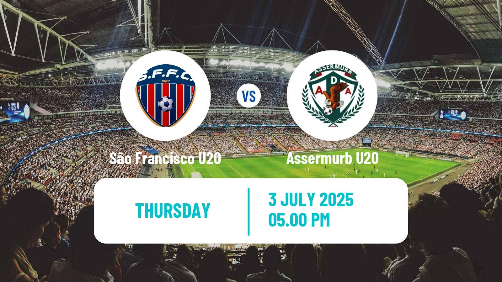 Soccer Brazilian Acreano U20 São Francisco U20 - Assermurb U20
