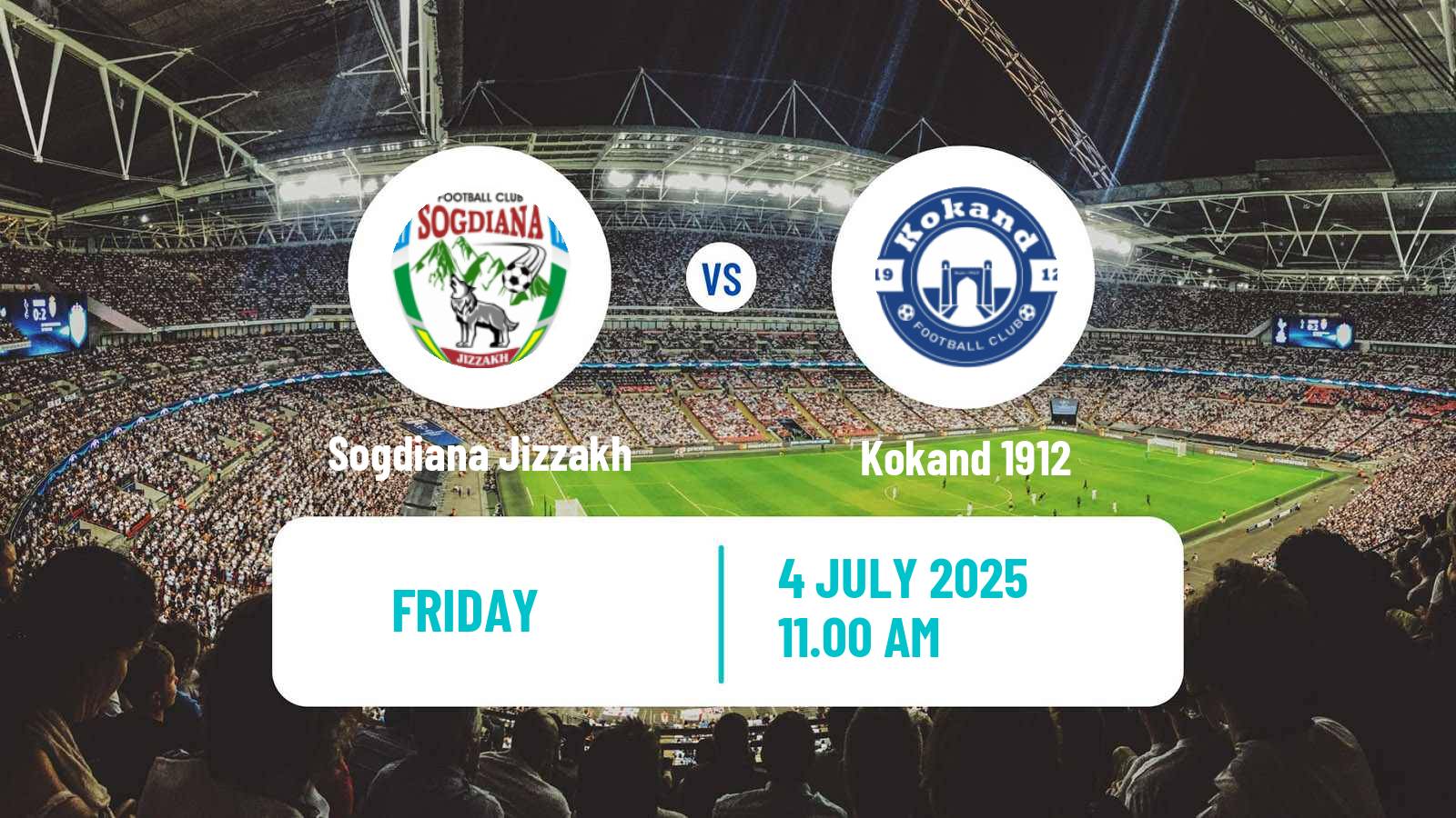 Soccer Uzbek League Sogdiana Jizzakh - Kokand 1912