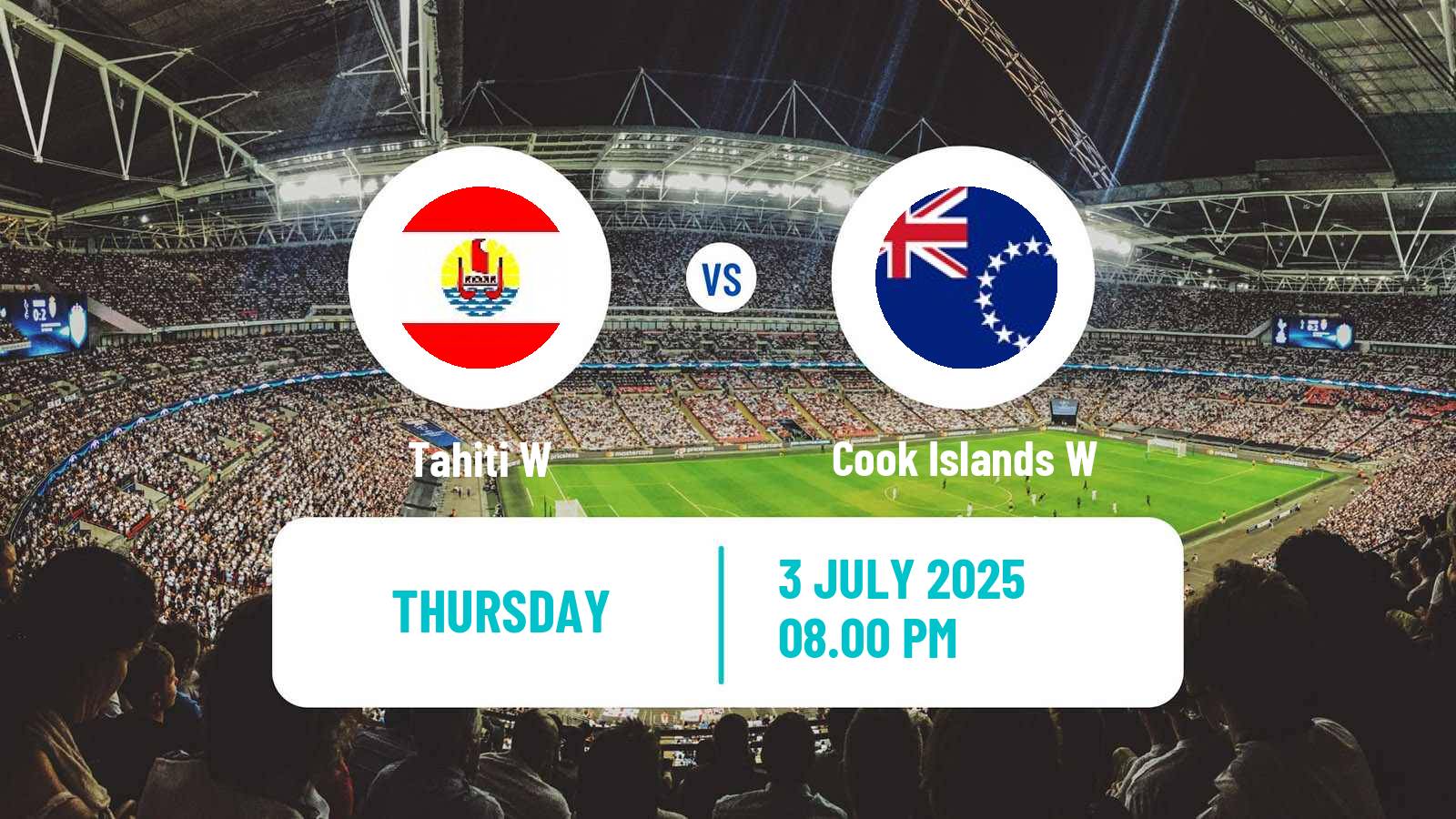 Soccer OFC Nations Cup Women Tahiti W - Cook Islands W
