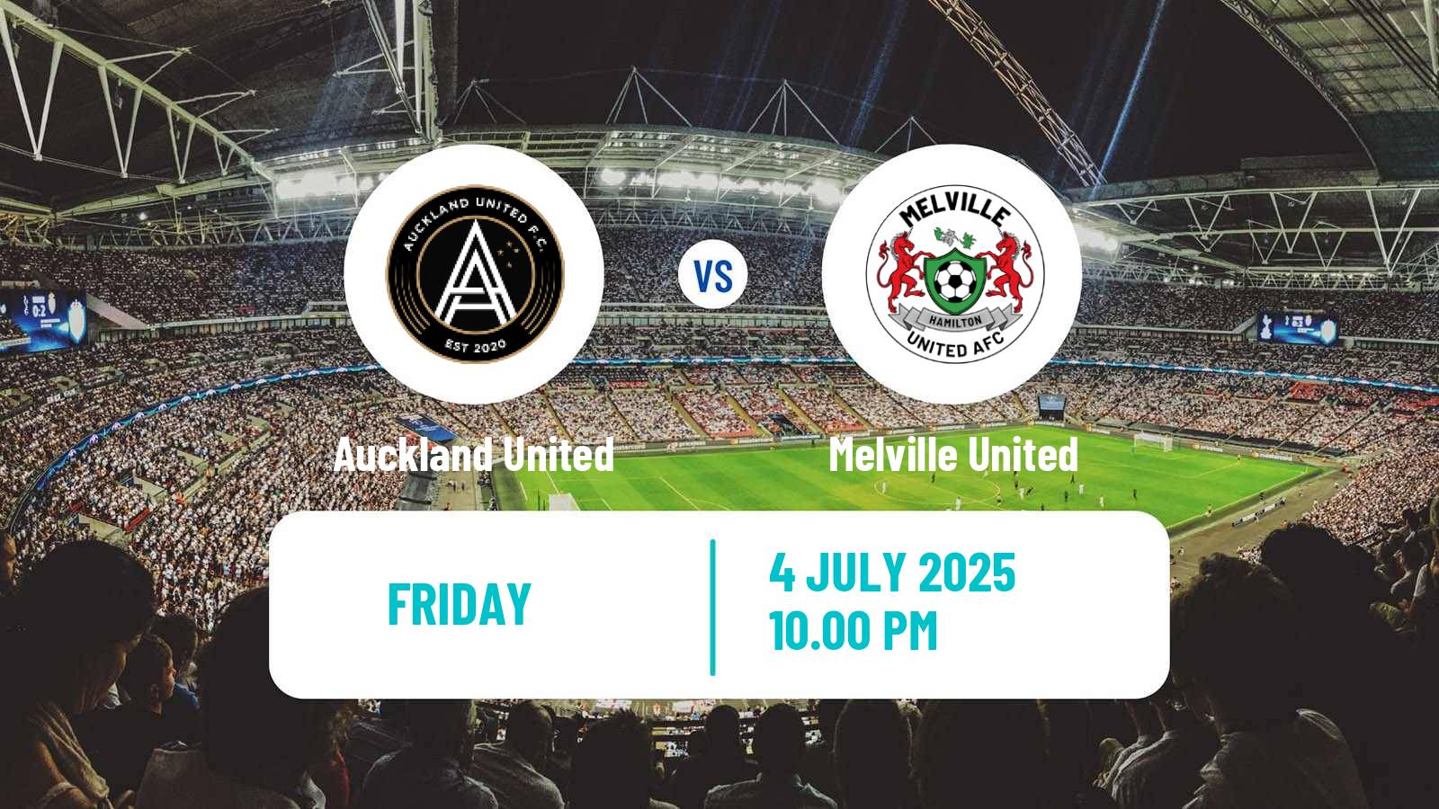 Soccer New Zealand Chatham Cup Auckland United - Melville United
