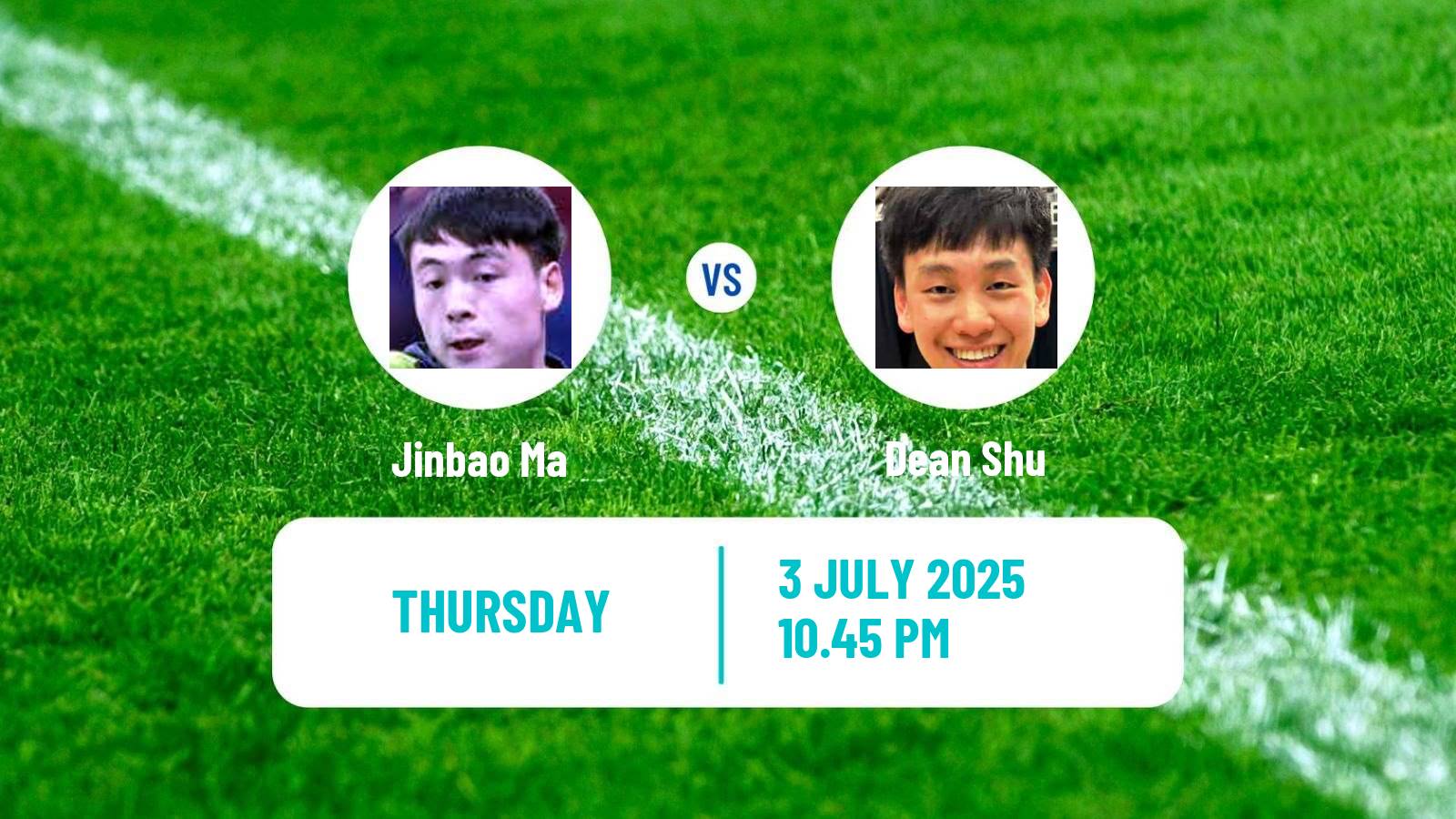 Table tennis United States Smash Men Jinbao Ma - Dean Shu