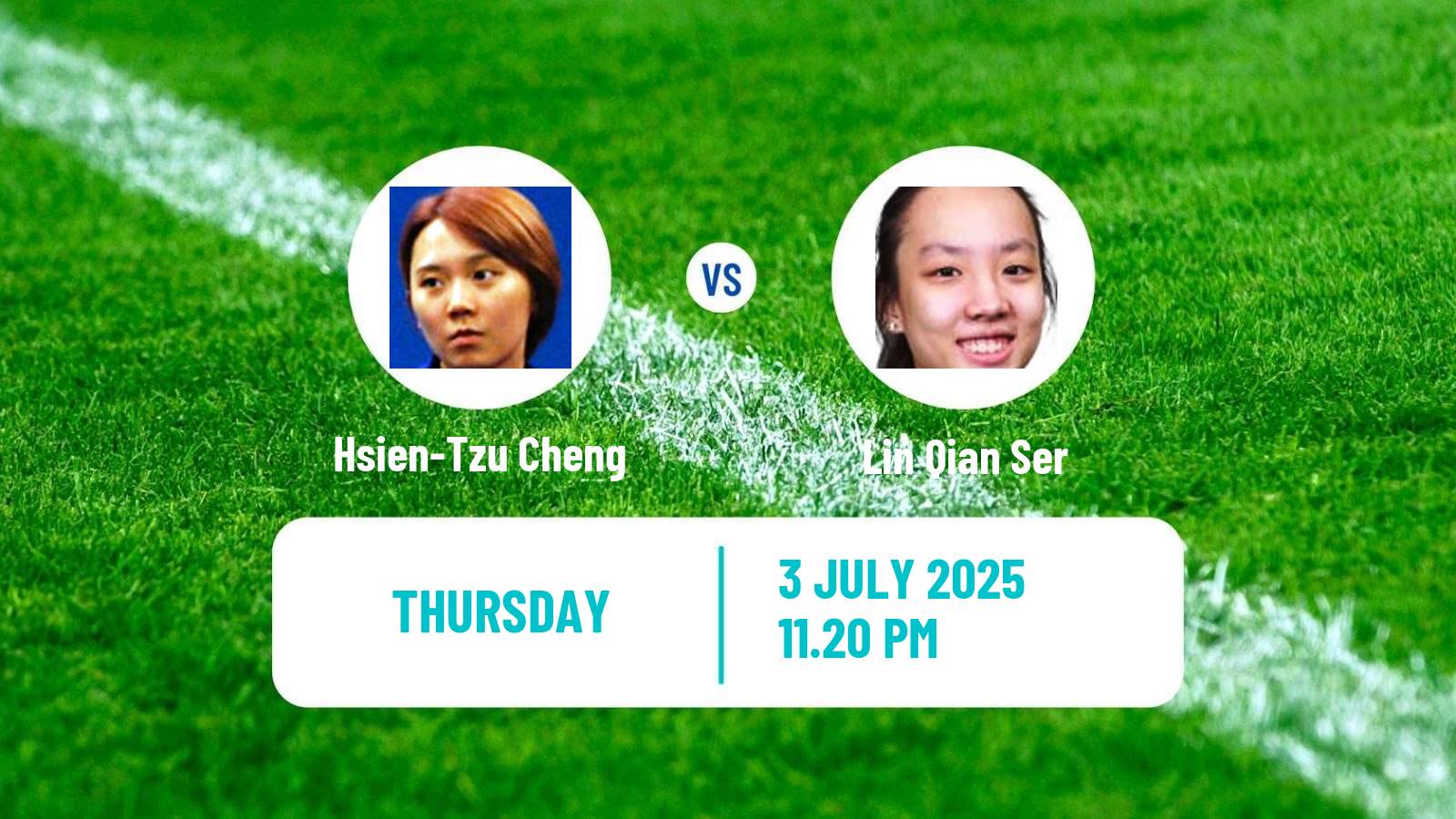 Table tennis United States Smash Women Hsien-Tzu Cheng - Lin Qian Ser
