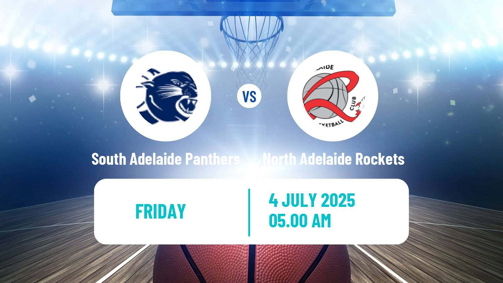 Basketball Australian NBL1 Central Women South Adelaide Panthers - North Adelaide Rockets