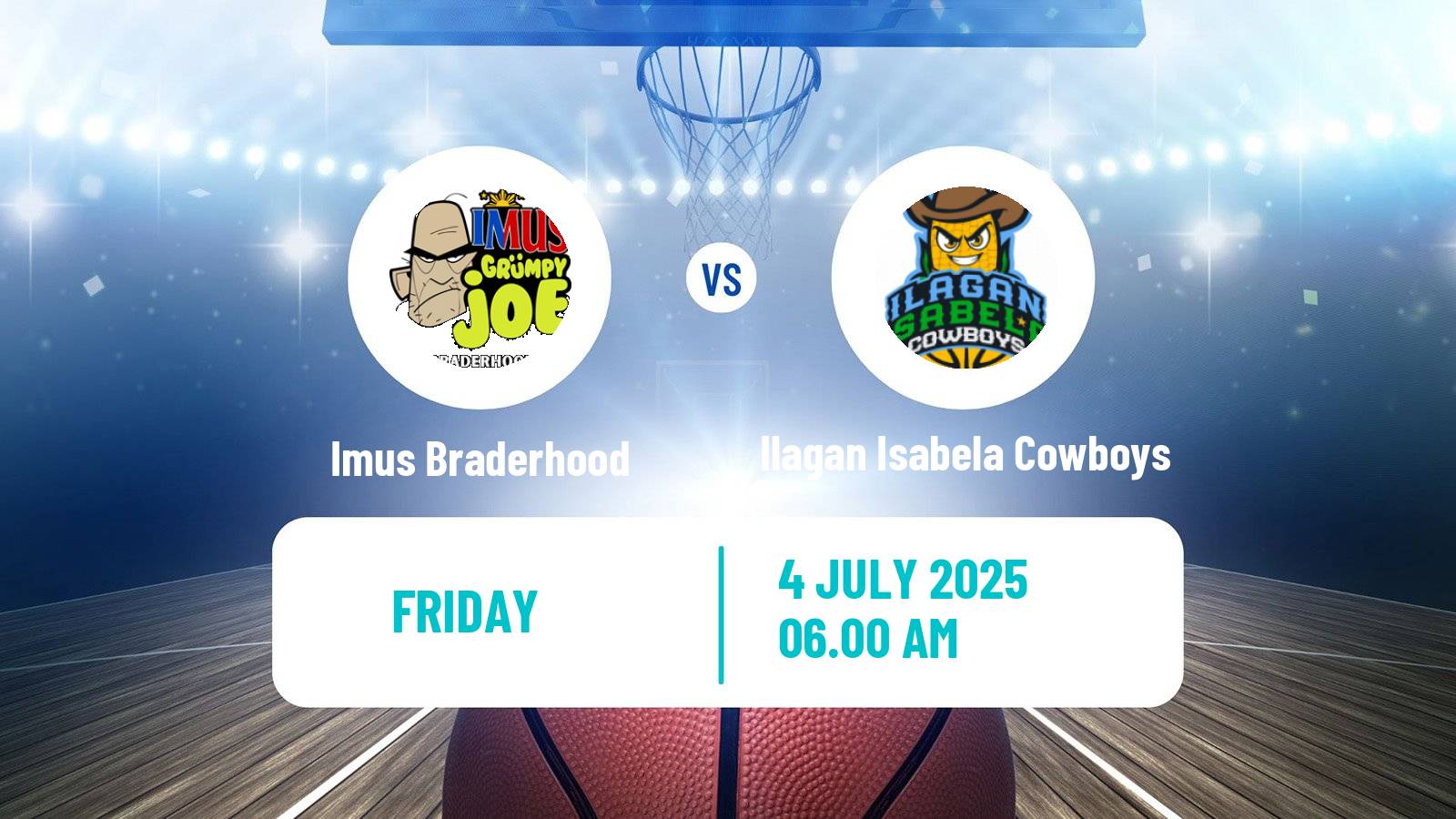 Basketball Philippines MBPL  Imus Braderhood - Ilagan Isabela Cowboys