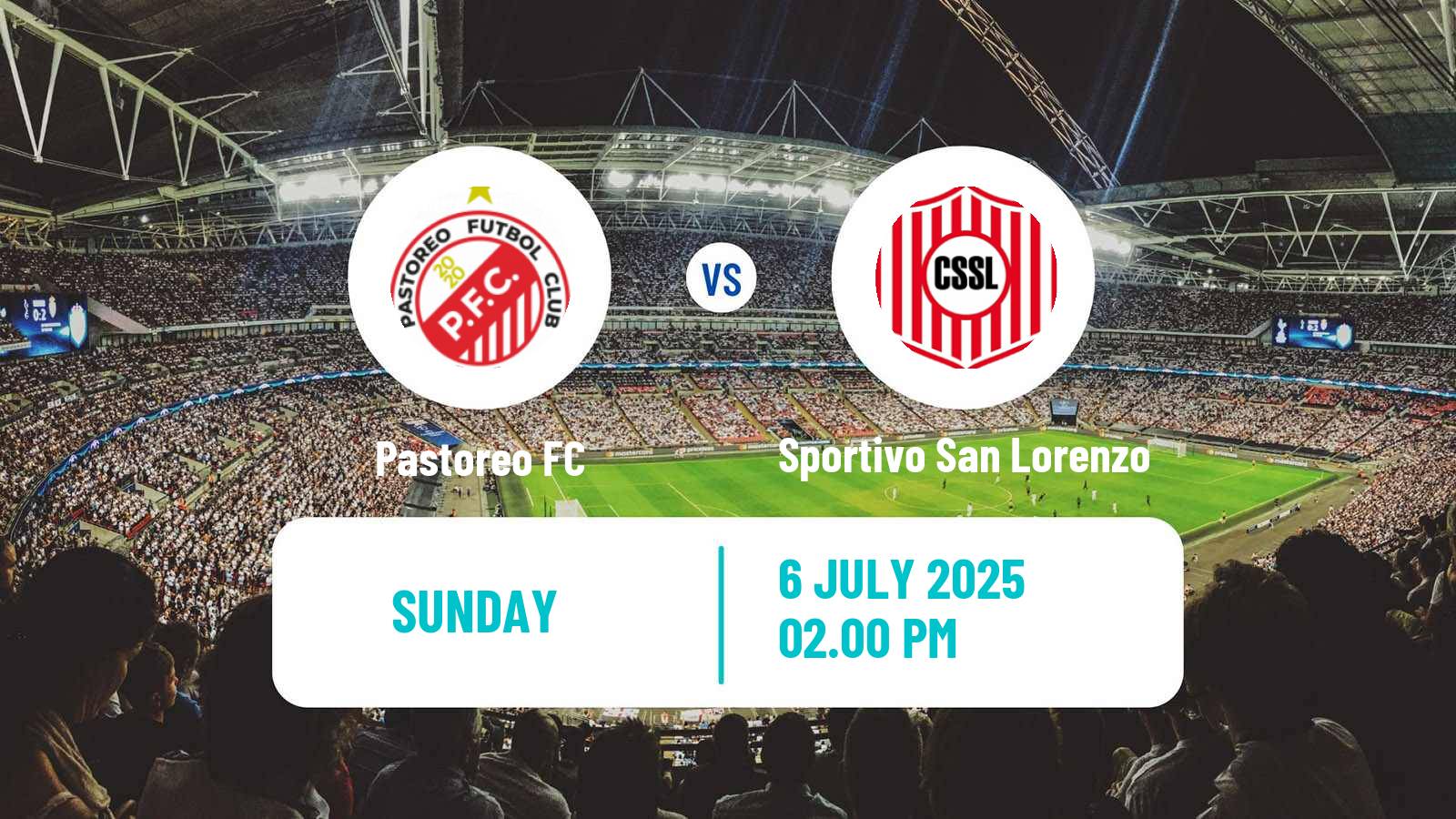 Soccer Paraguayan Division Intermedia Pastoreo - Sportivo San Lorenzo