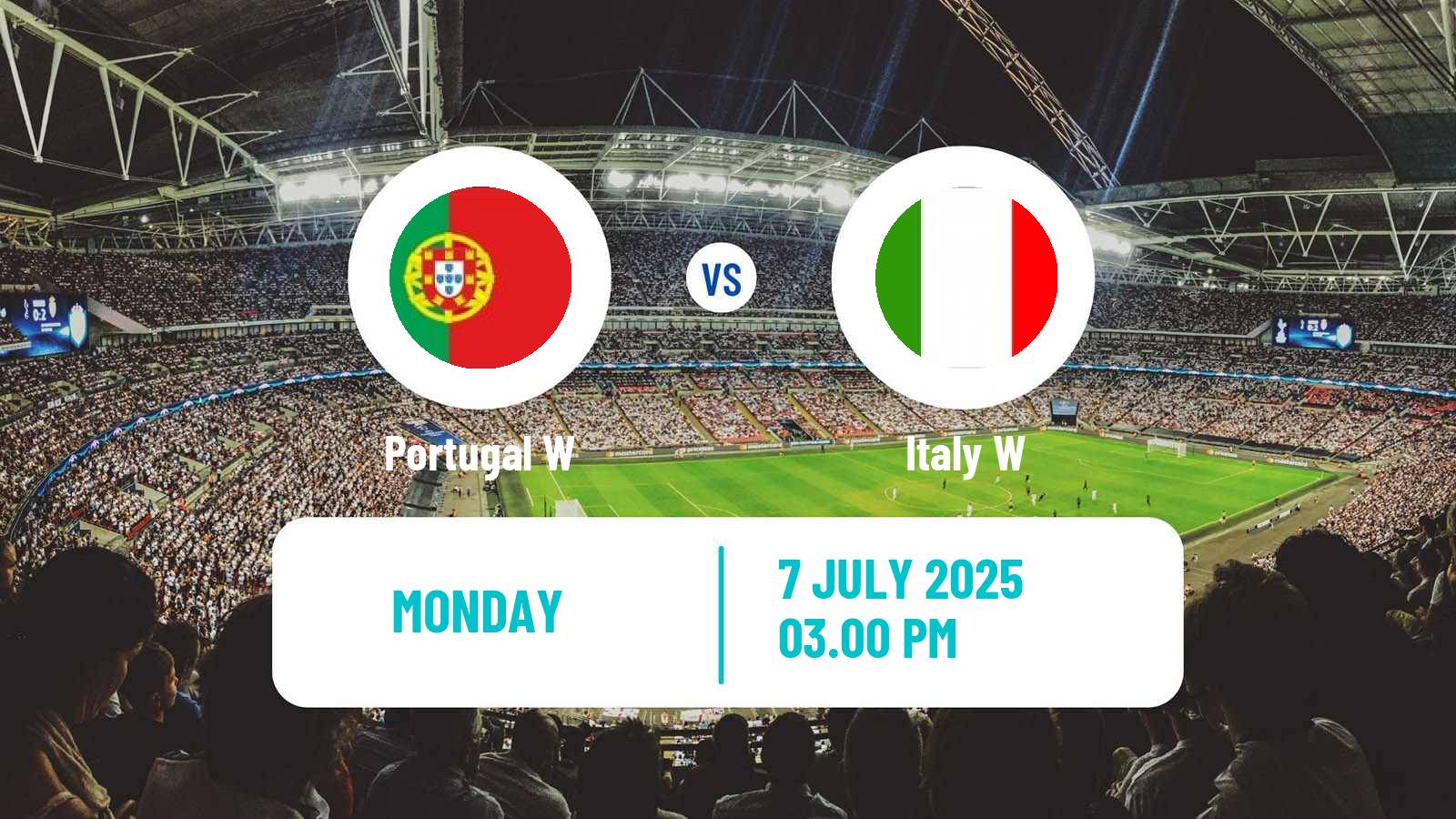 Soccer UEFA Euro Women Portugal W - Italy W