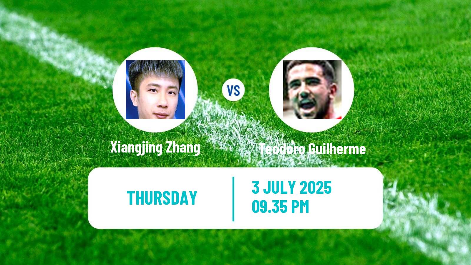 Table tennis United States Smash Men Xiangjing Zhang - Teodoro Guilherme