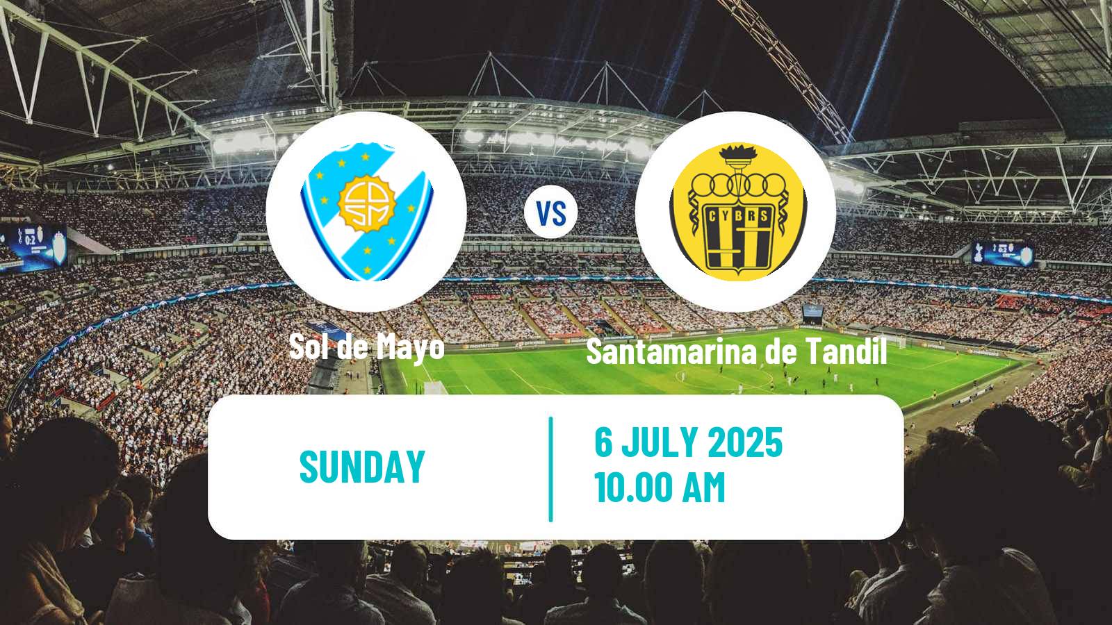 Soccer Argentinian Torneo Federal Sol de Mayo - Santamarina de Tandil
