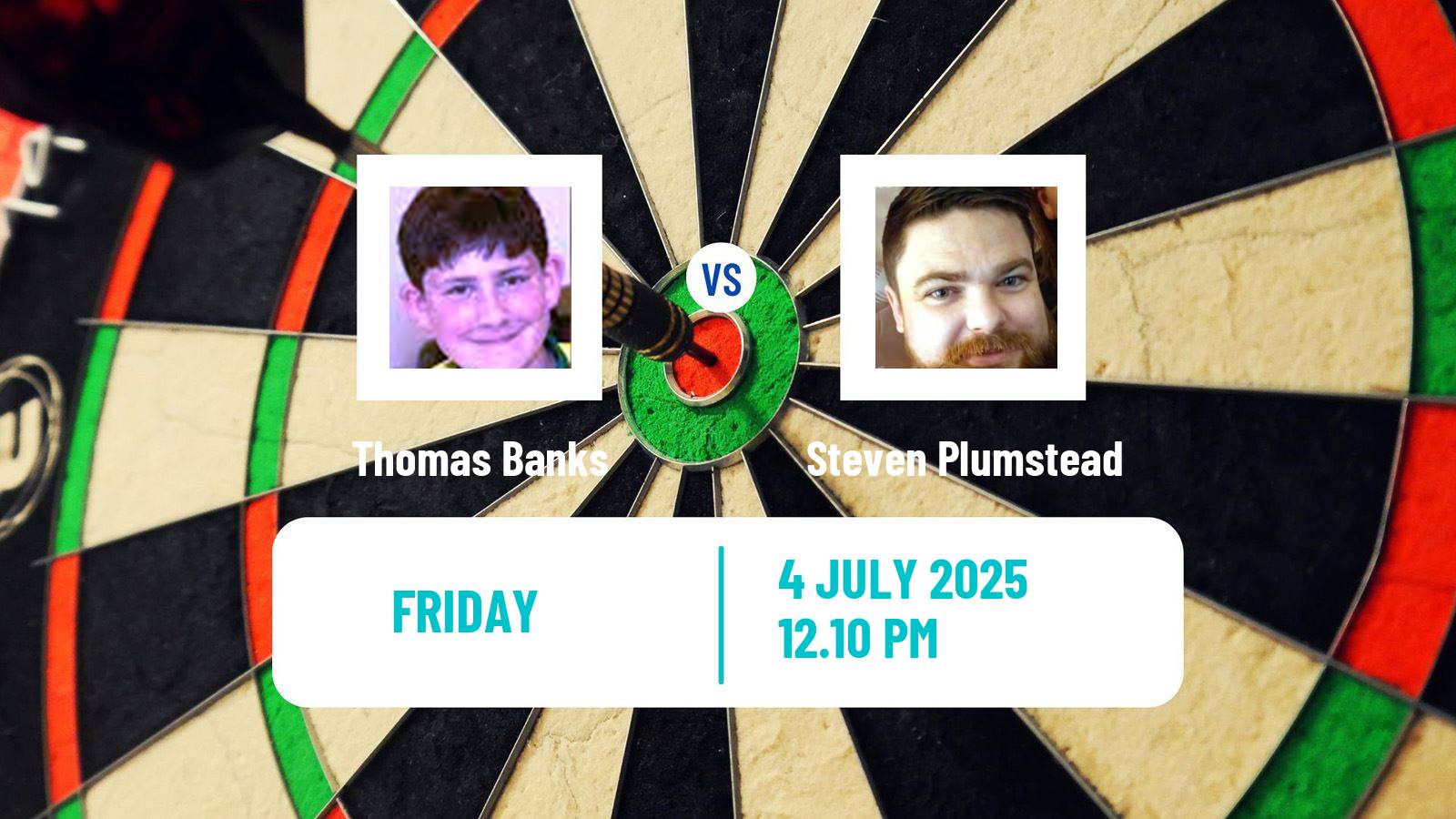 Darts Modus Super Series Thomas Banks - Steven Plumstead