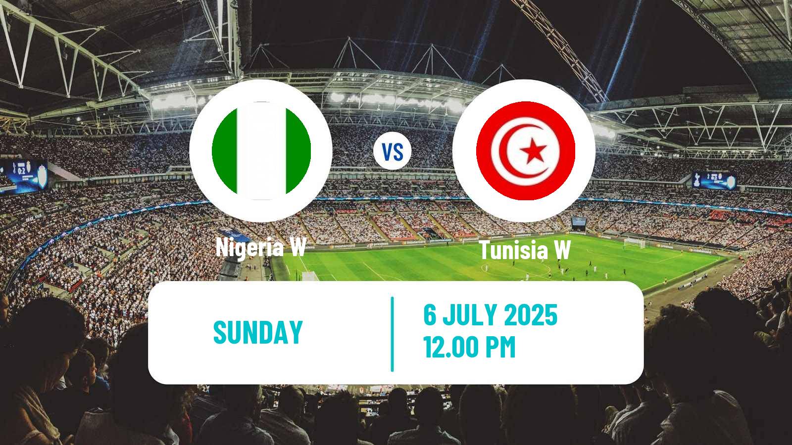 Soccer Africa Cup of Nations Women Nigeria W - Tunisia W