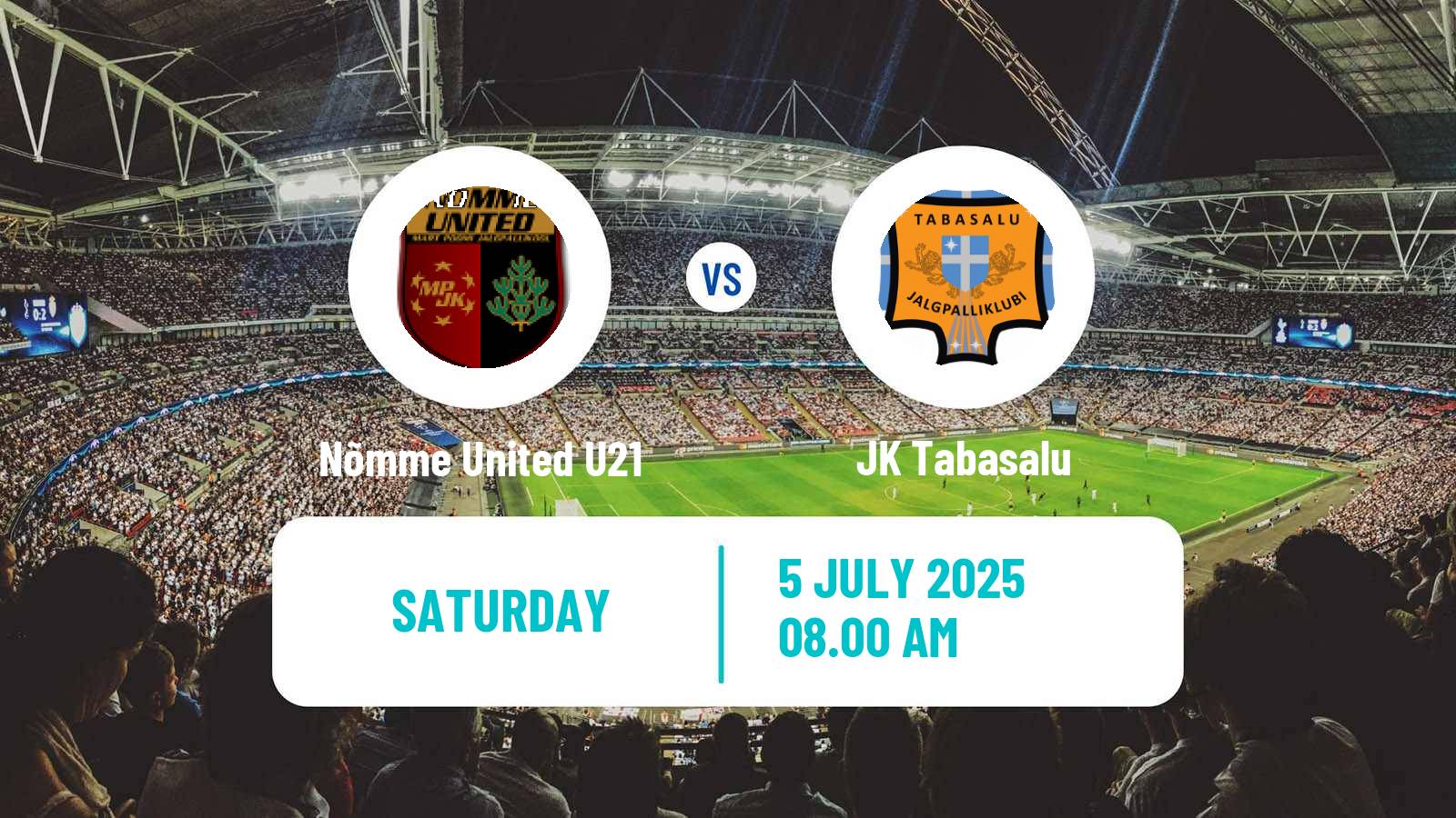 Soccer Estonian Esiliiga B Nõmme United U21 - Tabasalu