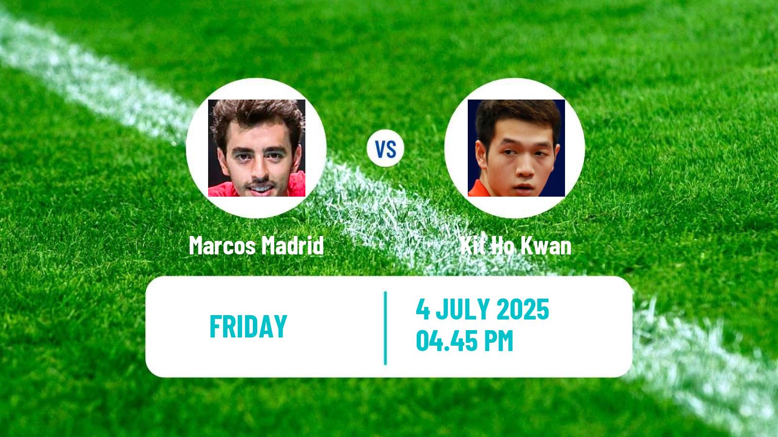 Table tennis United States Smash Men Marcos Madrid - Kit Ho Kwan