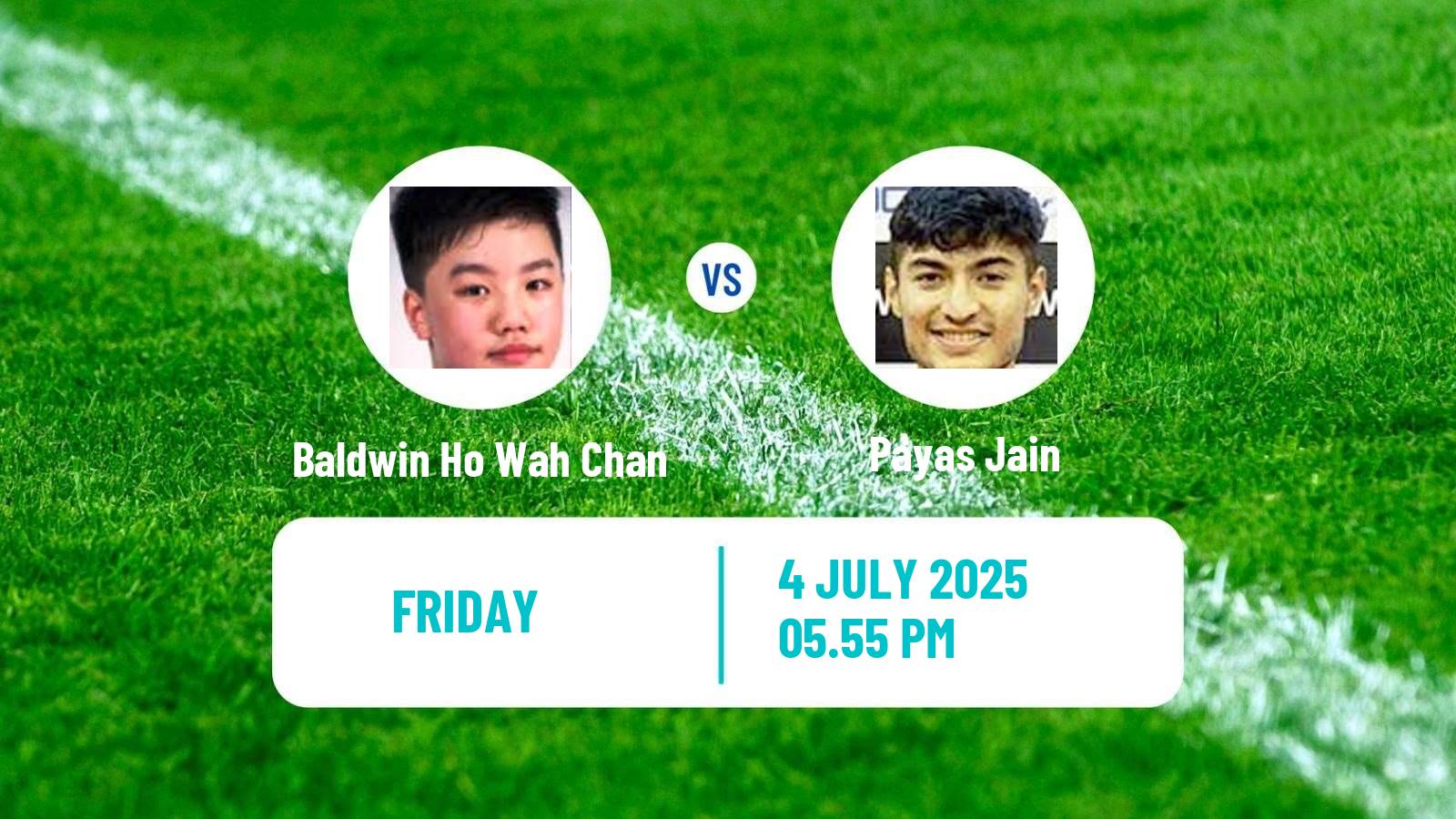 Table tennis United States Smash Men Baldwin Ho Wah Chan - Payas Jain