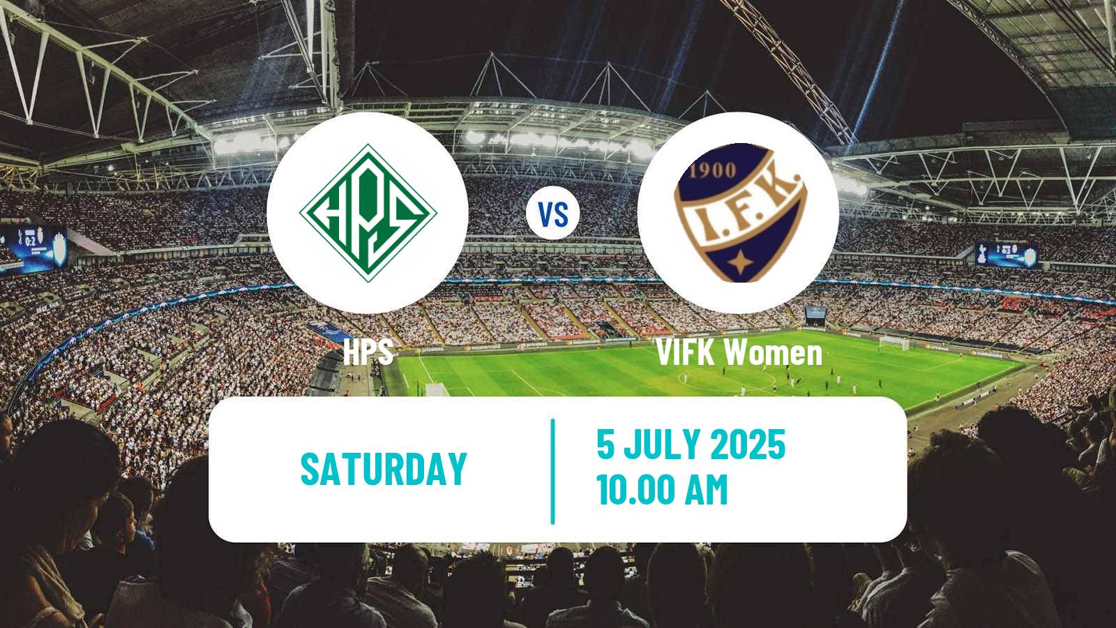 Soccer Finnish Kansallinen Liiga Women HPS - VIFK