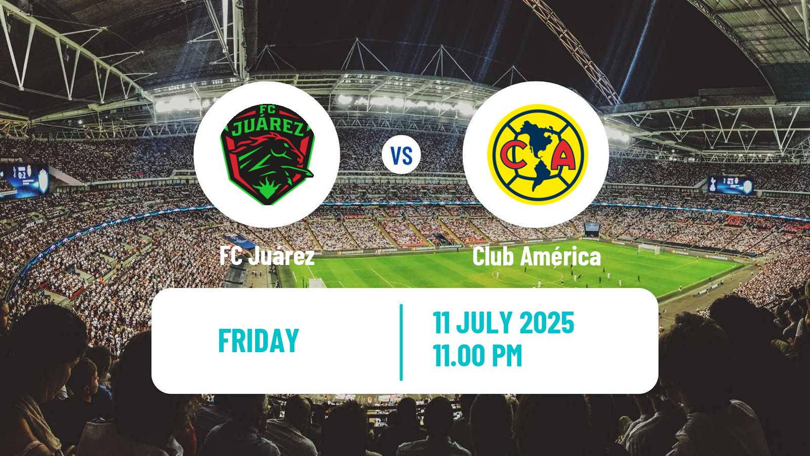 Soccer Mexican Liga MX Juárez - Club América