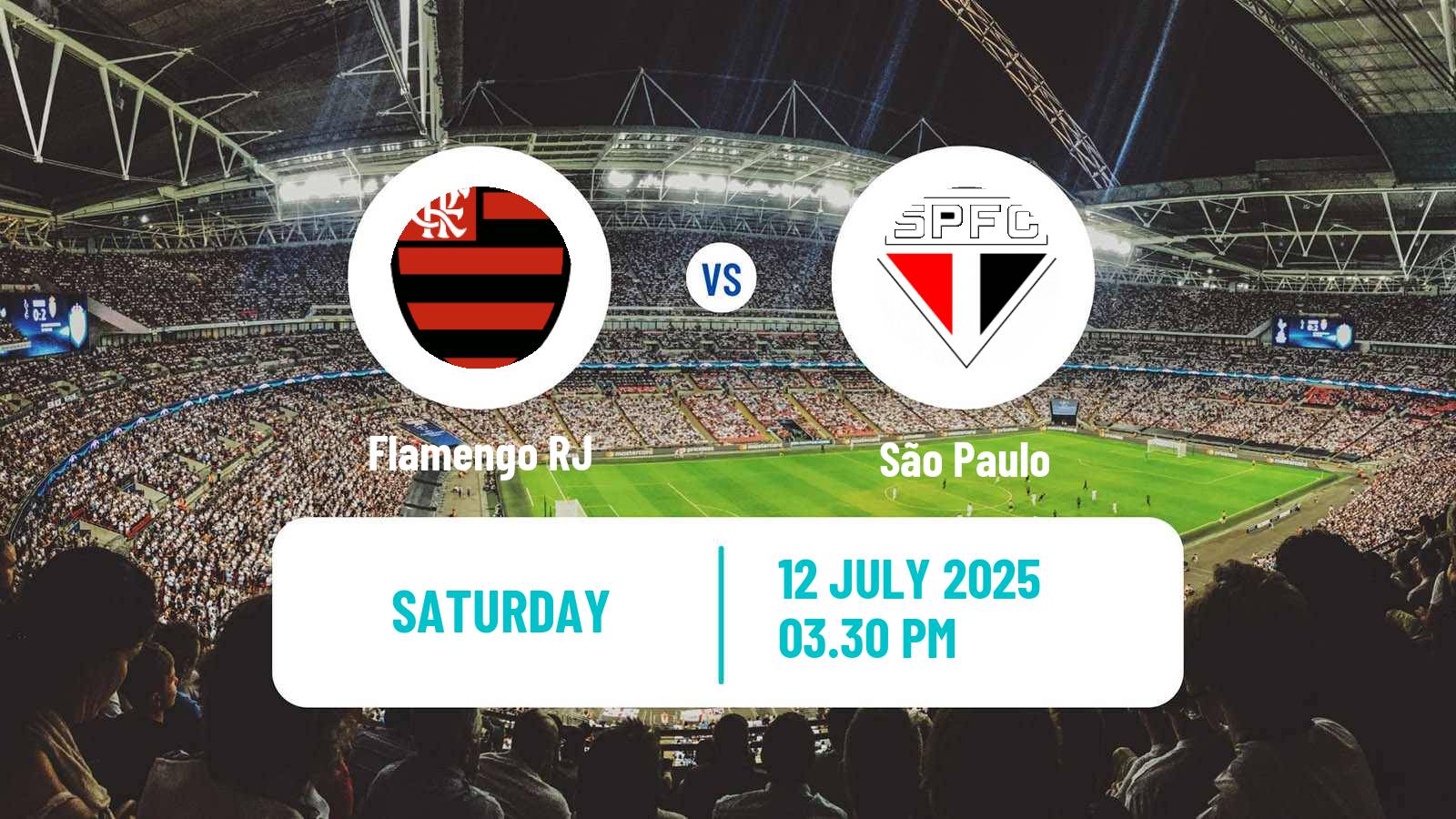Soccer Brazilian Serie A Flamengo - São Paulo