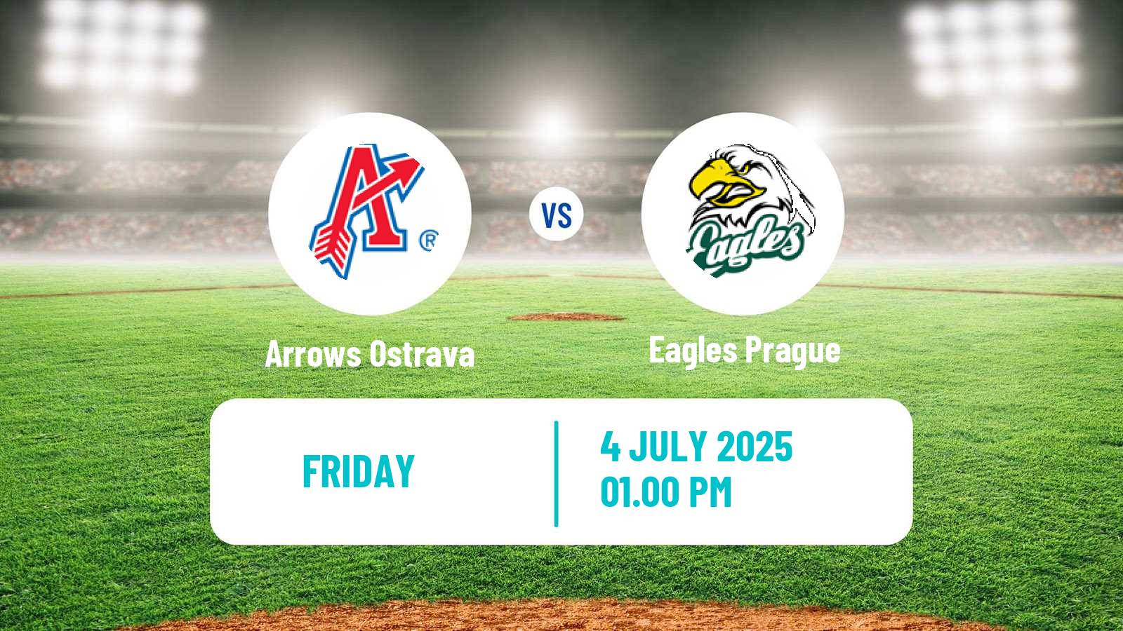 Baseball Czech Extraliga Baseball Arrows Ostrava - Eagles Prague