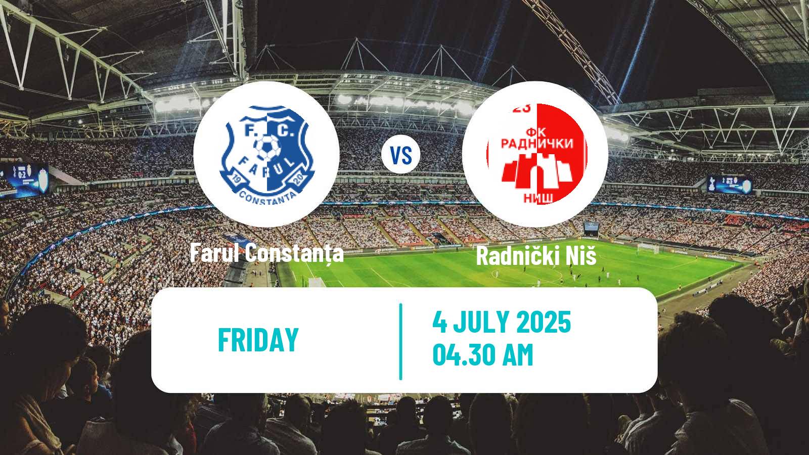 Soccer Club Friendly Farul Constanța - Radnički Niš