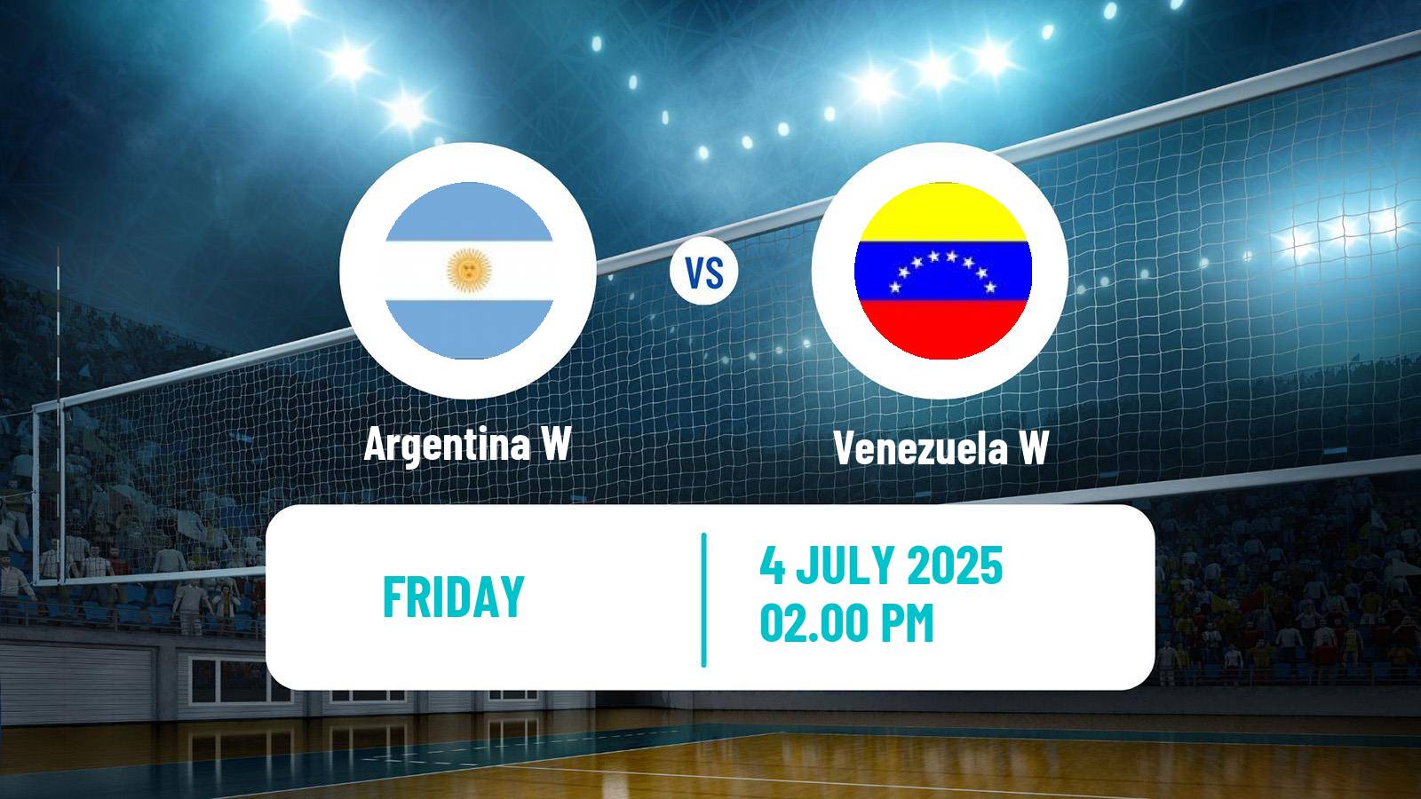 Volleyball Copa America Volleyball Women Argentina W - Venezuela W