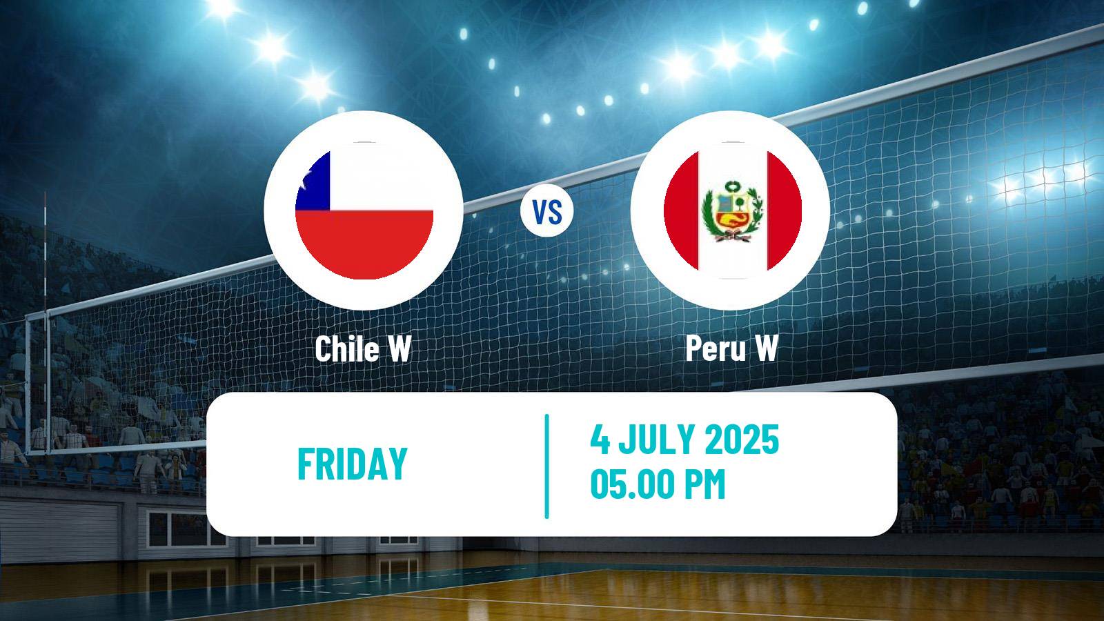 Volleyball Copa America Volleyball Women Chile W - Peru W