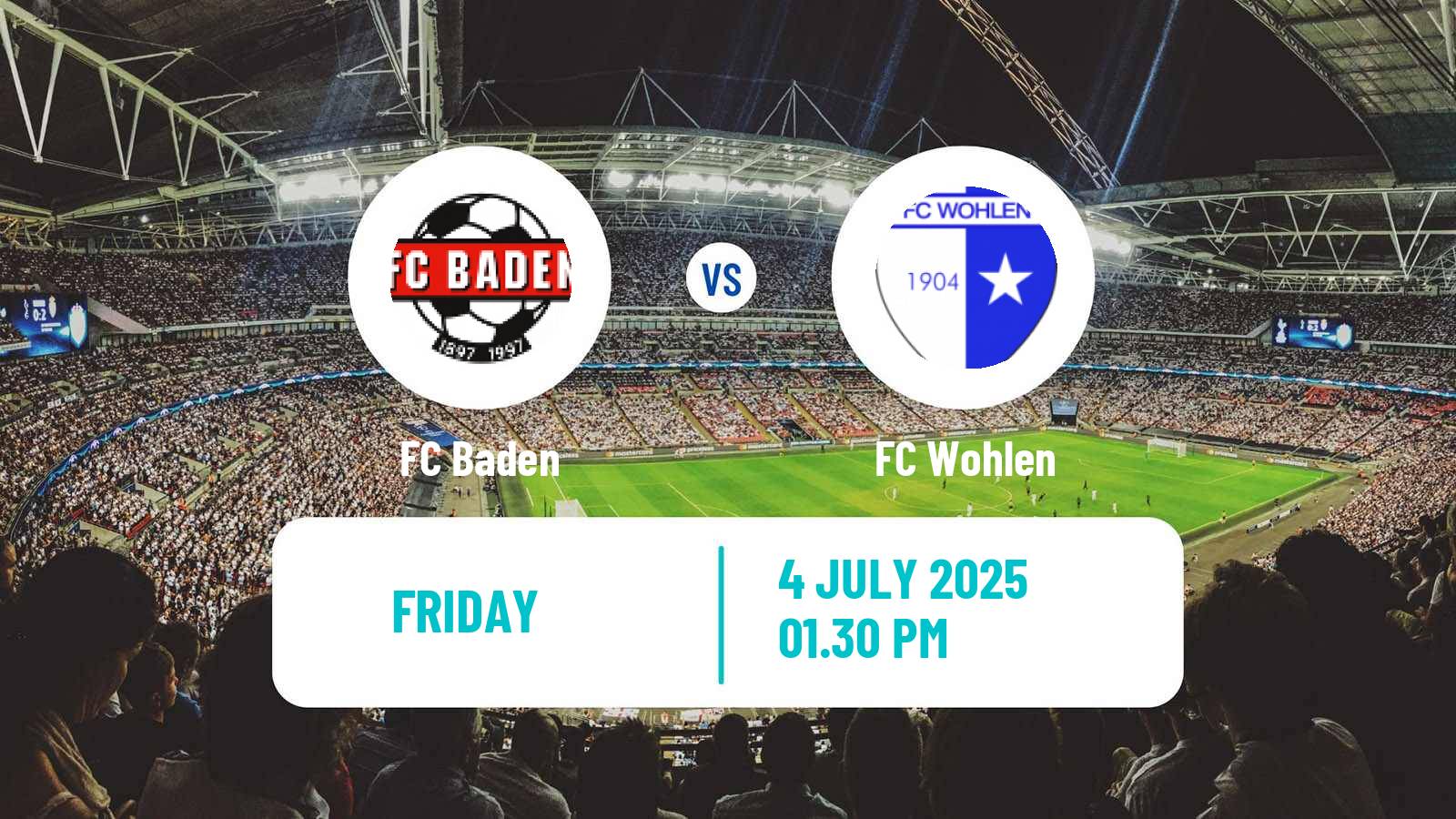 Soccer Club Friendly Baden - Wohlen