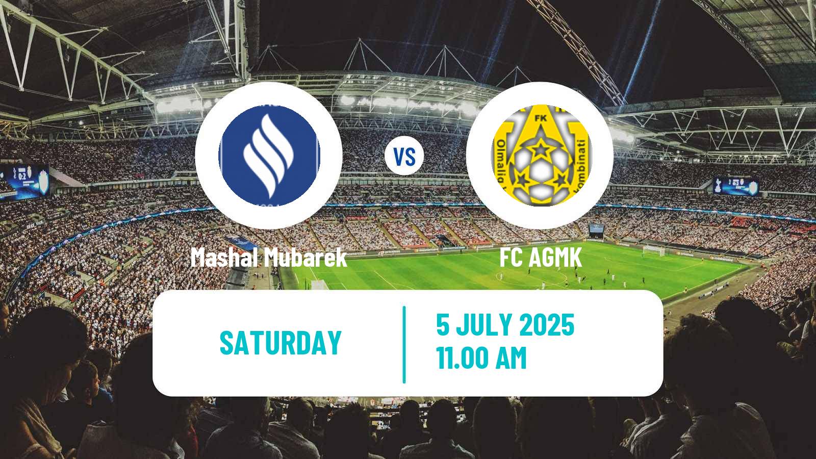 Soccer Uzbek League Mashal Mubarek - AGMK