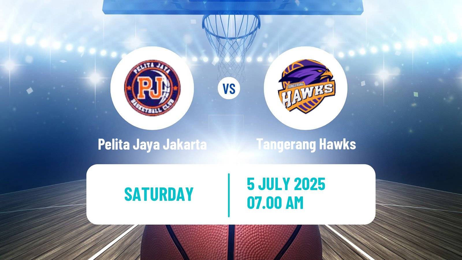 Basketball Indonesian IBL Pelita Jaya Jakarta - Tangerang Hawks