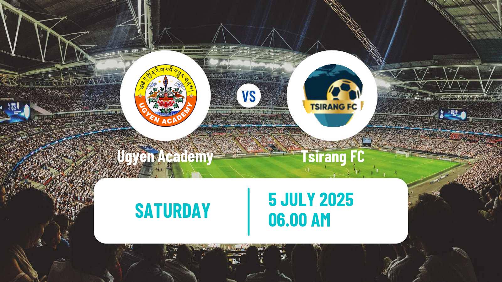 Soccer Bhutan Premier League Ugyen Academy - Tsirang