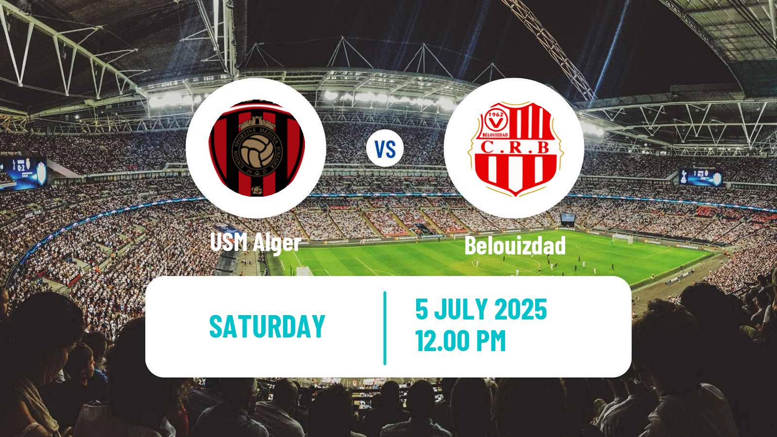 Soccer Algerian Cup USM Alger - Belouizdad