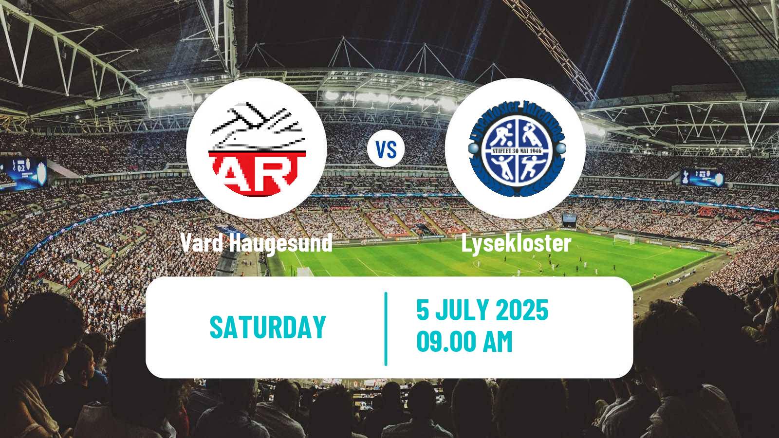 Soccer Norwegian Division 2 - Group 1 Vard Haugesund - Lysekloster