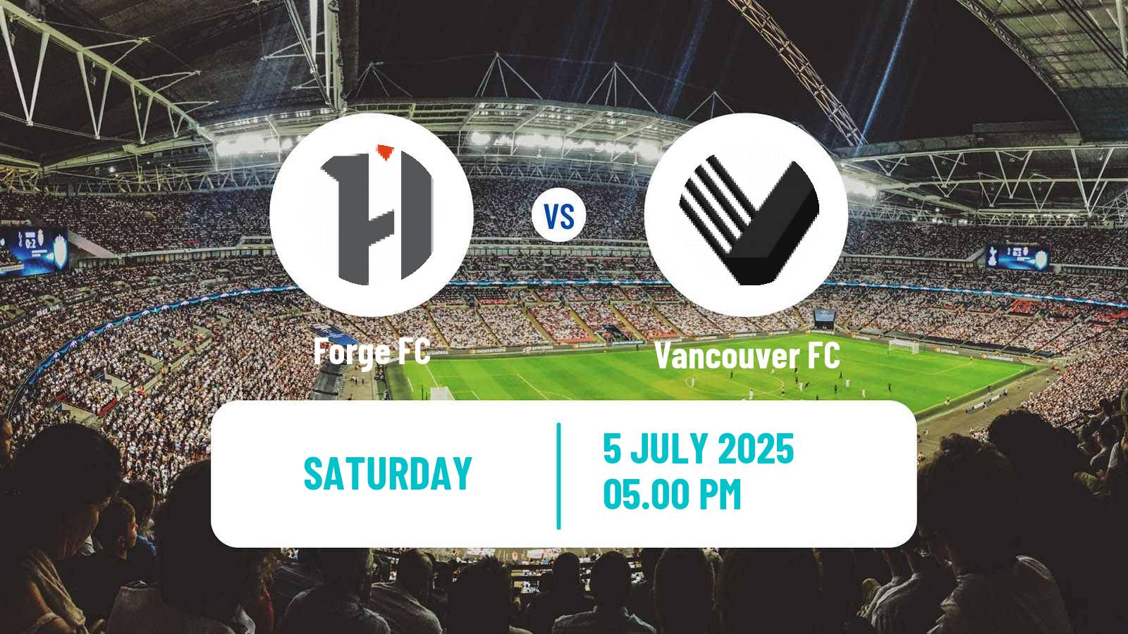 Soccer Canadian Premier League Forge - Vancouver FC
