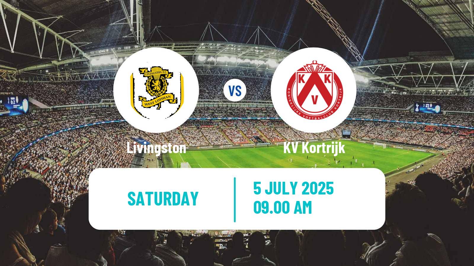 Soccer Club Friendly Livingston - Kortrijk