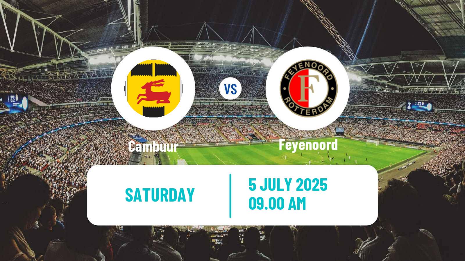 Soccer Club Friendly Cambuur - Feyenoord