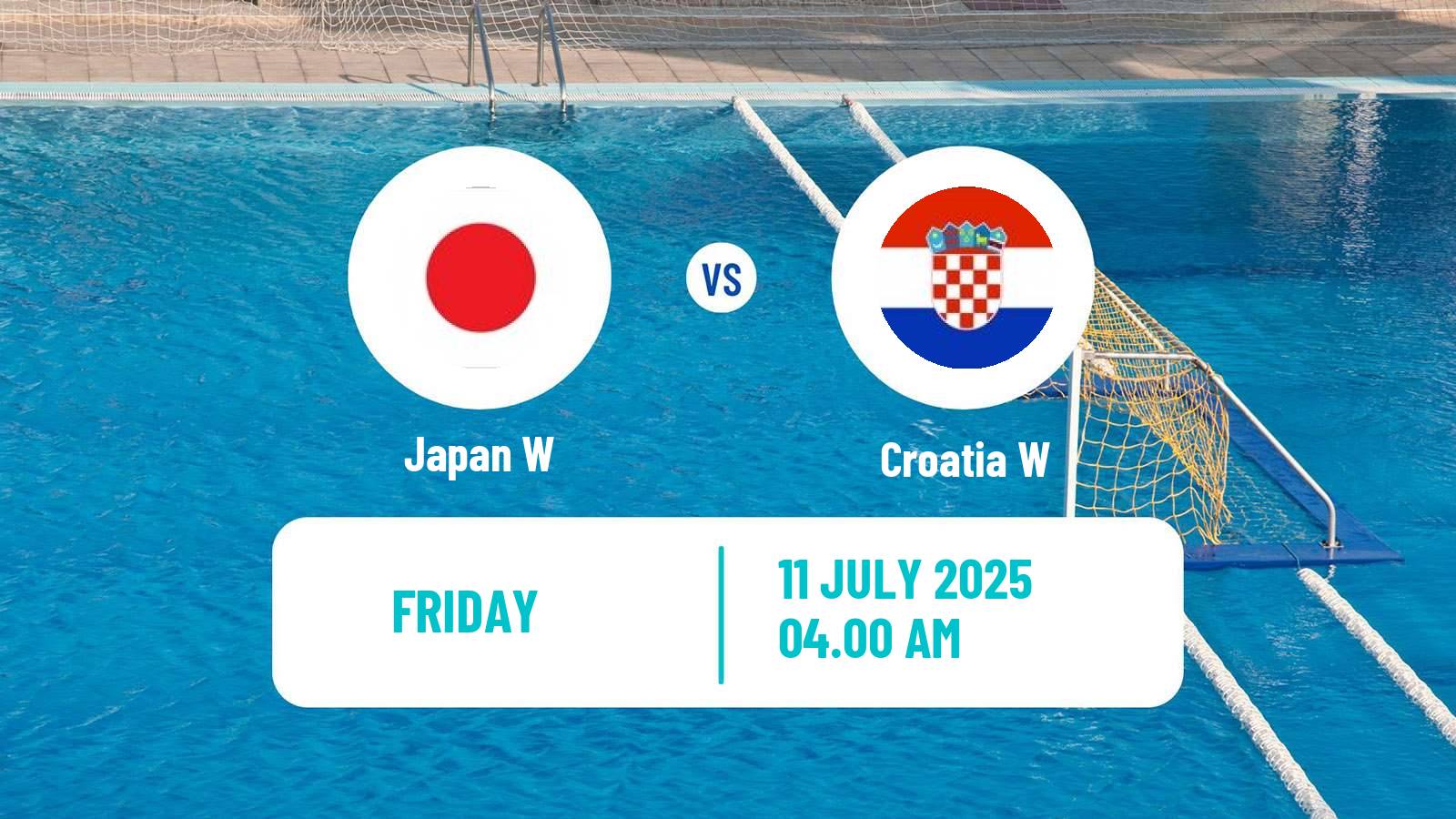 Water polo World Championship Water Polo Women Japan W - Croatia W