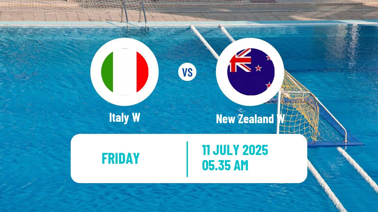 Water polo World Championship Water Polo Women Italy W - New Zealand W