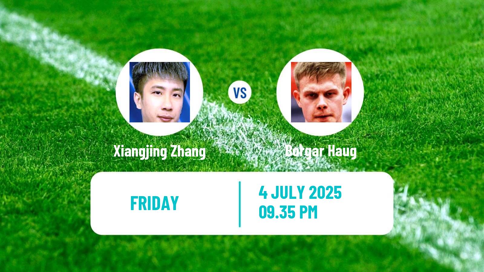 Table tennis United States Smash Men Xiangjing Zhang - Borgar Haug